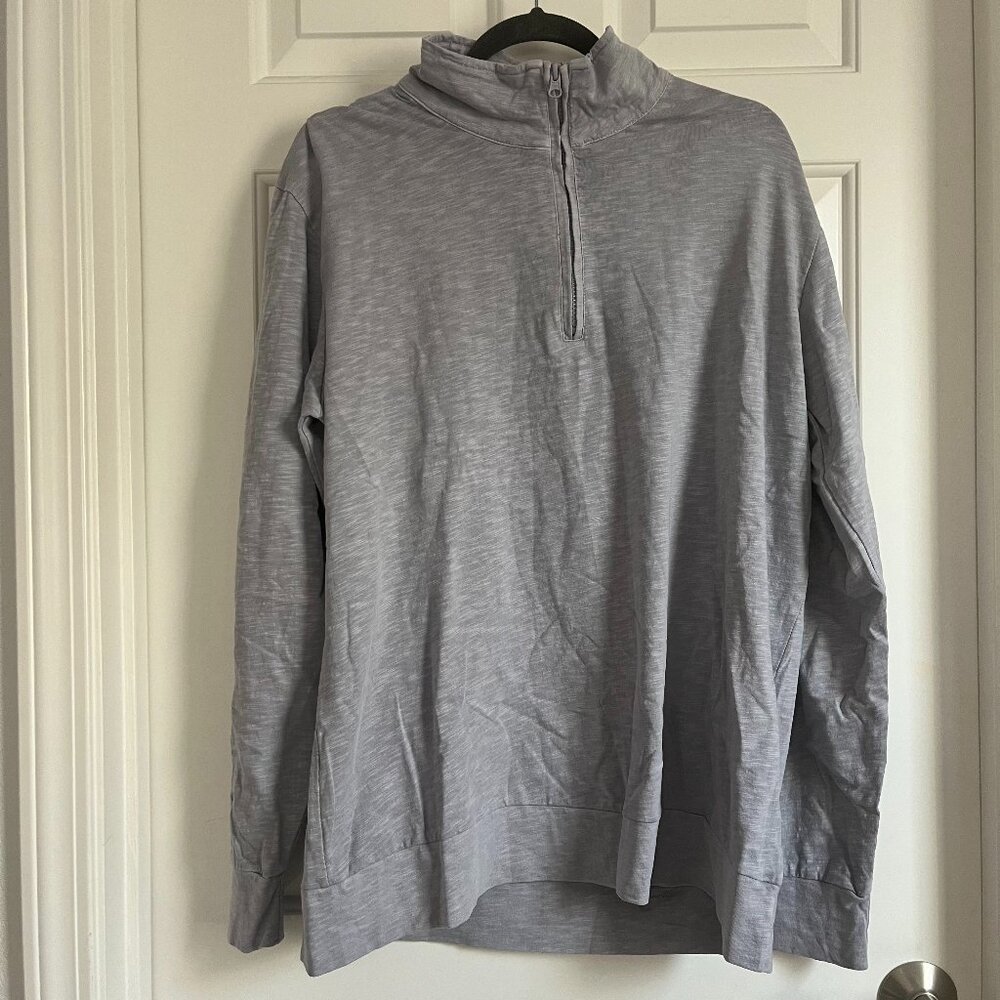 Men's Thomas Dean Performance quarter zip up